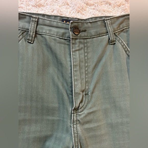 Lee High Rise Dungaree Ankle Pant Olive - Picture 7 of 13